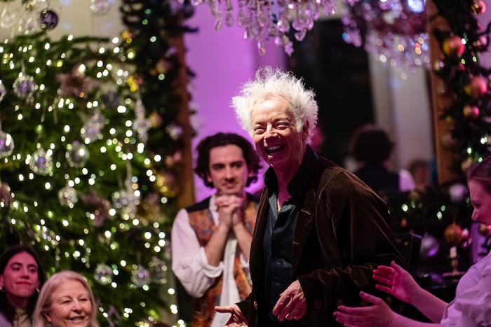 Leslie MacLeod-Miller among the audience